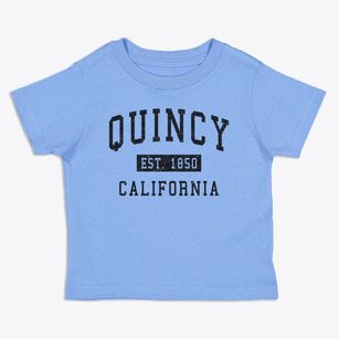 Quincy California Classic Established Toddler T-Shirt