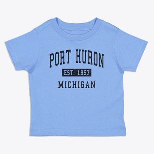 Port Huron Michigan Classic Established Toddler T-Shirt