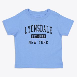 Lyonsdale New York Classic Established Toddler T-Shirt