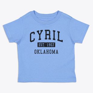 Cyril Oklahoma Classic Established Toddler T-Shirt