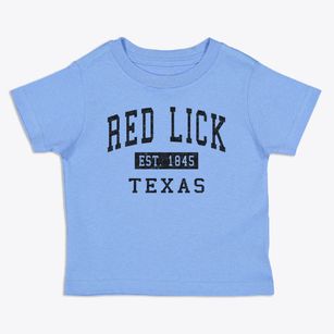 Red Lick Texas Classic Established Toddler T-Shirt