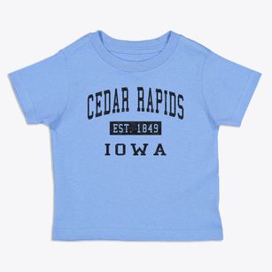 Cedar Rapids Iowa Classic Established Toddler T-Shirt