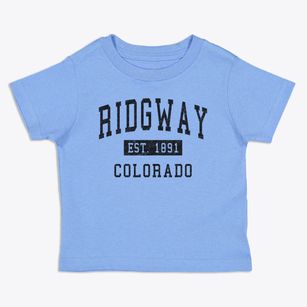 Ridgway Colorado Classic Established Toddler T-Shirt