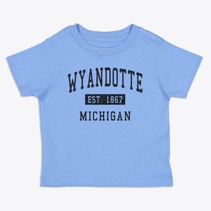 Wyandotte Michigan Classic Established Toddler T-Shirt