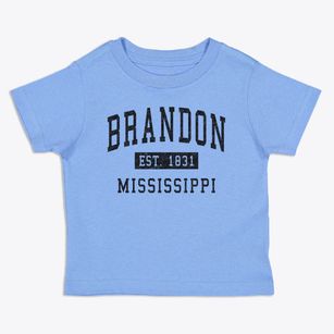 Brandon Mississippi Classic Established Toddler T-Shirt