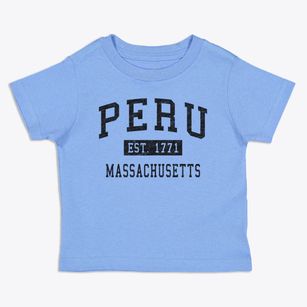 Peru Massachusetts Classic Established Toddler T-Shirt