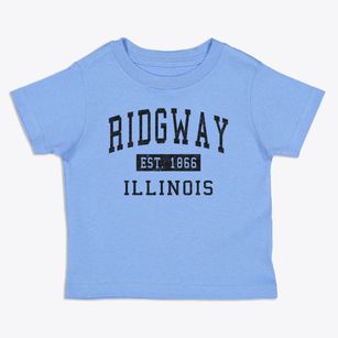 Ridgway Illinois Classic Established Toddler T-Shirt