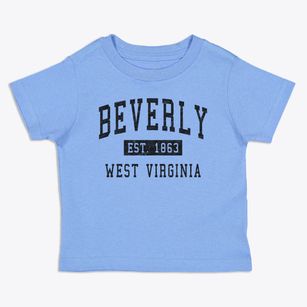 Beverly West Virginia Classic Established Toddler T-Shirt