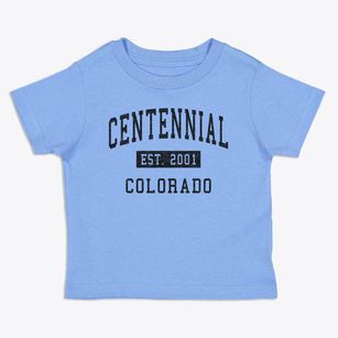Centennial Colorado Classic Established Toddler T-Shirt
