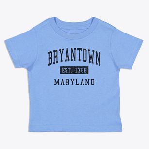 Bryantown Maryland Classic Established Toddler T-Shirt