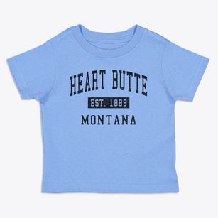 Heart Butte Montana Classic Established Toddler T-Shirt