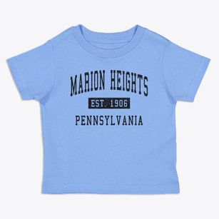 Marion Heights Pennsylvania Classic Established Toddler T-Shirt