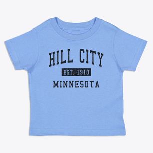Hill City Minnesota Classic Established Toddler T-Shirt