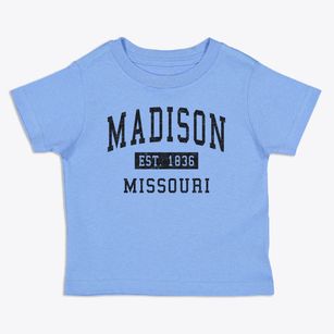 Madison Missouri Classic Established Toddler T-Shirt