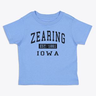 Zearing Iowa Classic Established Toddler T-Shirt