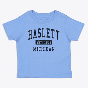 Haslett Michigan Classic Established Toddler T-Shirt
