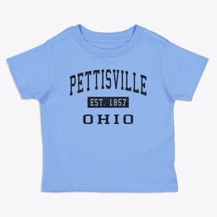 Pettisville Ohio Classic Established Toddler T-Shirt