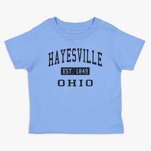Hayesville Ohio Classic Established Toddler T-Shirt