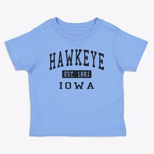 Hawkeye Iowa Classic Established Toddler T-Shirt