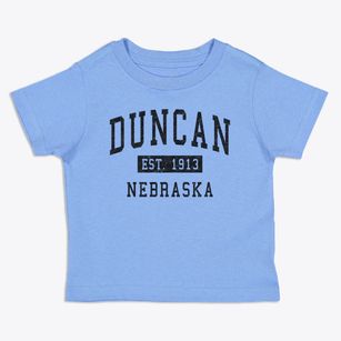 Duncan Nebraska Classic Established Toddler T-Shirt