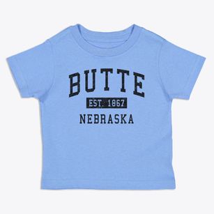 Butte Nebraska Classic Established Toddler T-Shirt