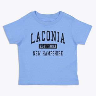 Laconia New Hampshire Classic Established Toddler T-Shirt