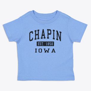 Chapin Iowa Classic Established Toddler T-Shirt