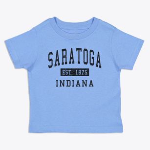 Saratoga Indiana Classic Established Toddler T-Shirt