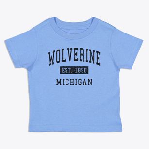 Wolverine Michigan Classic Established Toddler T-Shirt