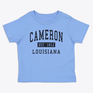 Cameron Louisiana Classic Established Toddler T-Shirt