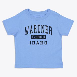 Wardner Idaho Classic Established Toddler T-Shirt