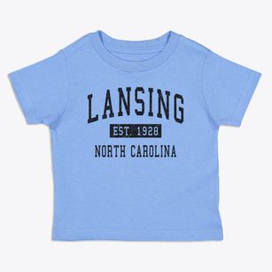 Lansing North Carolina Classic Established Toddler T-Shirt