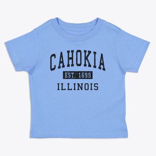 Cahokia Illinois Classic Established Toddler T-Shirt