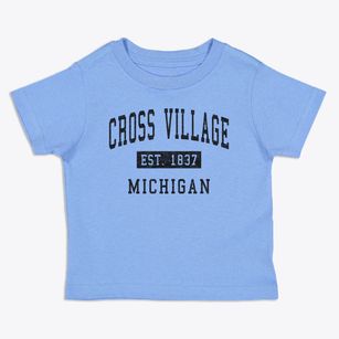 Cross Village Michigan Classic Established Toddler T-Shirt