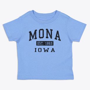 Mona Iowa Classic Established Toddler T-Shirt