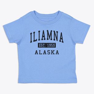 Iliamna Alaska Classic Established Toddler T-Shirt