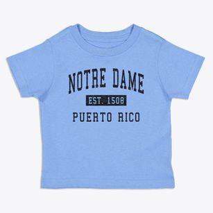 Notre Dame Puerto Rico Classic Established Toddler T-Shirt