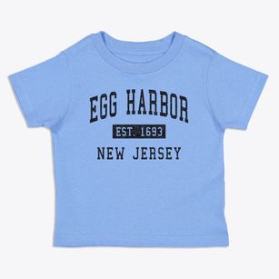 Egg Harbor New Jersey Classic Established Toddler T-Shirt