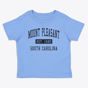 Mount Pleasant South Carolina Classic Established Toddler T-Shirt