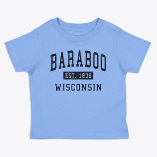 Baraboo Wisconsin Classic Established Toddler T-Shirt