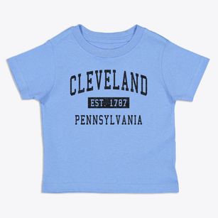 Cleveland Pennsylvania Classic Established Toddler T-Shirt