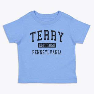 Terry Pennsylvania Classic Established Toddler T-Shirt