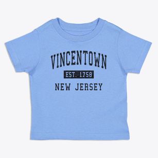 Vincentown New Jersey Classic Established Toddler T-Shirt