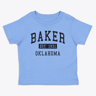 Baker Oklahoma Classic Established Toddler T-Shirt
