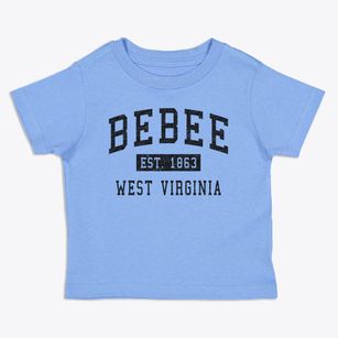 Bebee West Virginia Classic Established Toddler T-Shirt