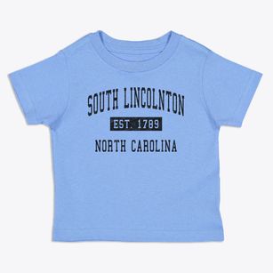 South Lincolnton North Carolina Classic Established Toddler T-Shirt