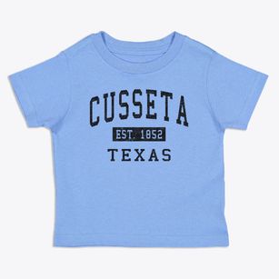 Cusseta Texas Classic Established Toddler T-Shirt