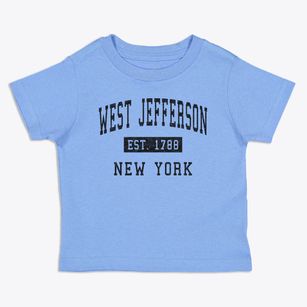 West Jefferson New York Classic Established Toddler T-Shirt
