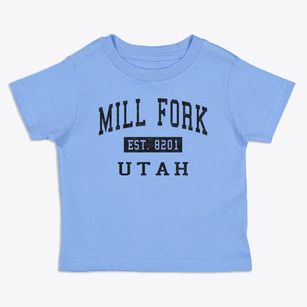 Mill Fork Utah Classic Established Toddler T-Shirt