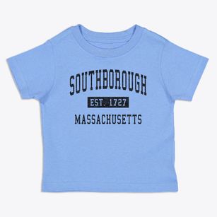 Southborough Massachusetts Classic Established Toddler T-Shirt
